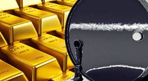 تراجع أسعار النفط وارتفاع الذهب