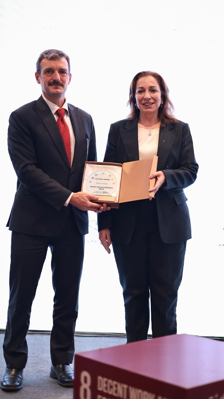 زين الأردن تحصد جائزة “بيئة العمل الشاملة للمرأة” 